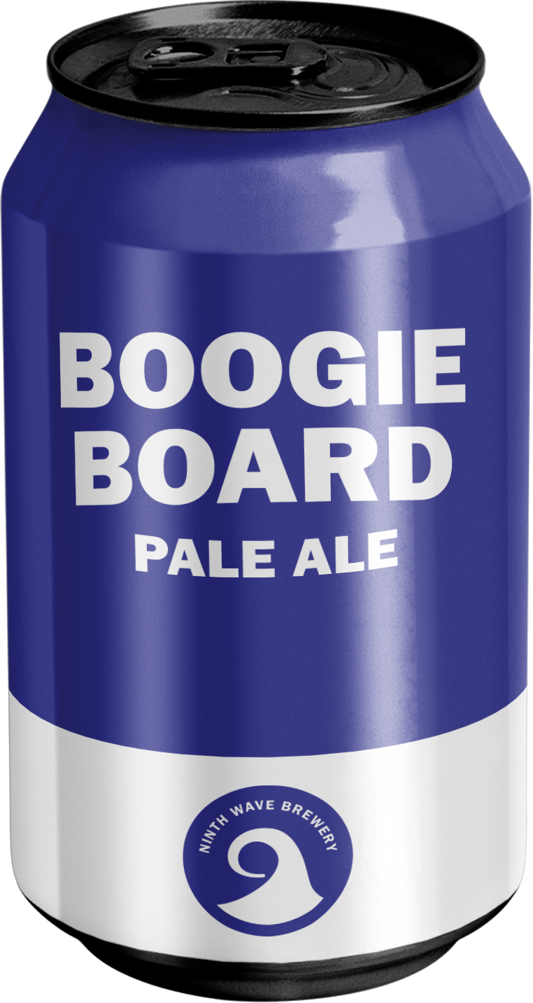 boogie board beer can